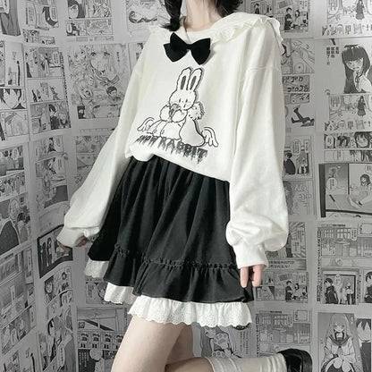 Summer Harajuku Patchwork Skirt