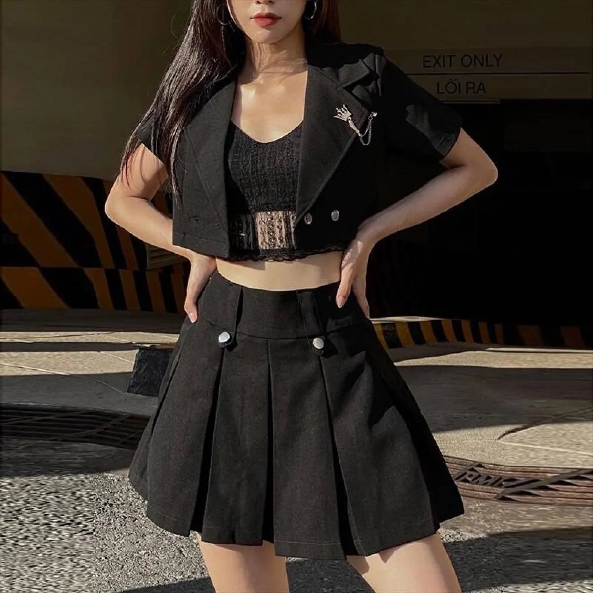 Harajuku Shirt &amp; Skirt Set