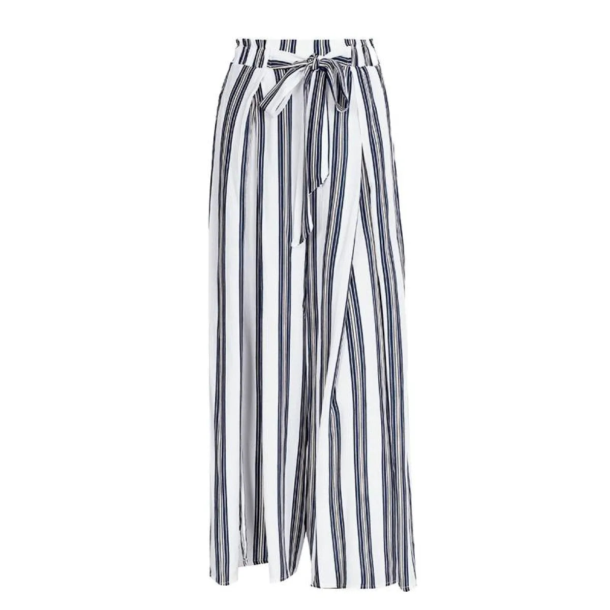 High Waist Loose Striped Pants