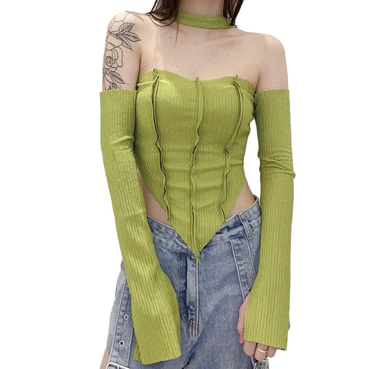 Harajuku-Style Crop Tops