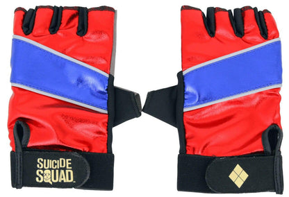 Harley Quinn Halloween Costume Cosplay Accessory Two Glove Set