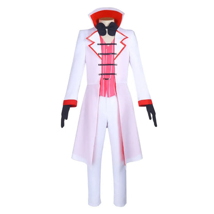 Hazbin Hotel Lucifer Cosplay Costume - Suit, Vest, Wig