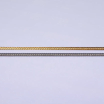 Herringbone Necklace in Gold Stainless Steel Snake Chain 17.75 inch Dainty Ready to Wear Chain for Minimalist Jewelry | WA-1548 WA-1549 Clearance Pricing