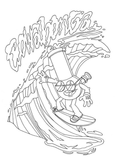 High AF Adult Coloring Book