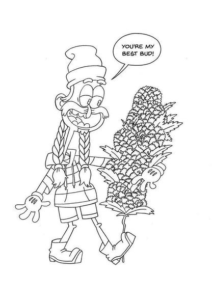High AF Adult Coloring Book