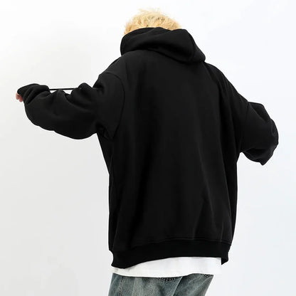 Harajuku High Neck Hoodie