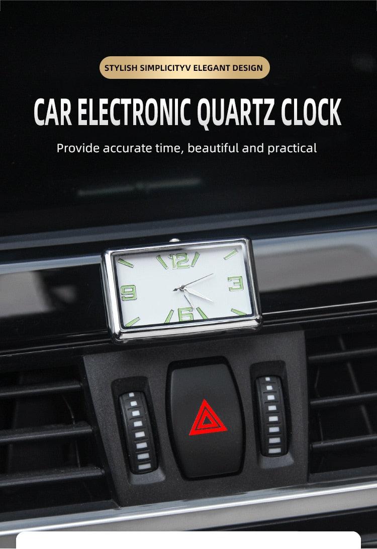 High Quality Auto Fashion Watch Automobile Quartz Clock Car Dashboard Mini Clock Automotive Clock Car Clock Refit Interior Luminous Electronic Quartz Watch Ornaments Car Decoration Ornaments Vehicle Car Accessories