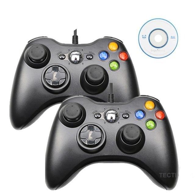 High Quality Black USB Wired Joystick Vibration Gamepad Controller Compatible With PC Monitor Laptop Smart TV