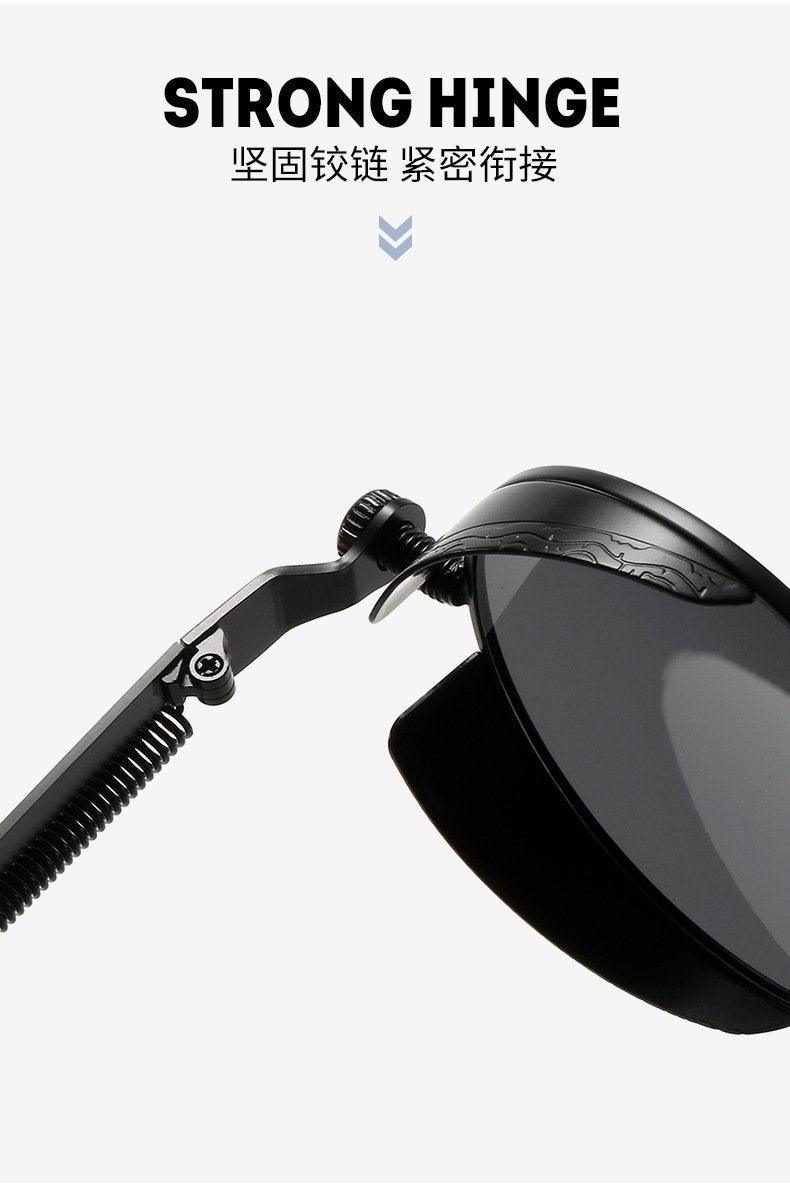 High Quality Metal Circle Frame Luxury &amp; Designer High Quality Sunglasses For Men and Women New Retro Style Round Shape Metal Frame Sunglasses UV400
