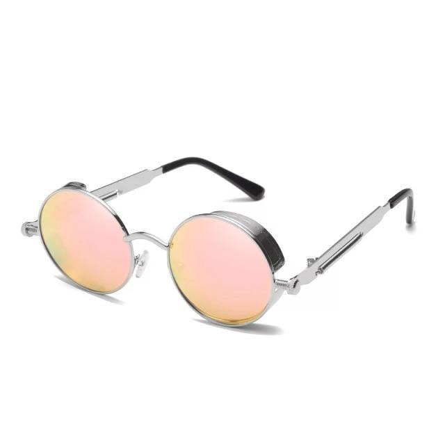 High Quality Metal Circle Frame Luxury &amp; Designer High Quality Sunglasses For Men and Women New Retro Style Round Shape Metal Frame Sunglasses UV400