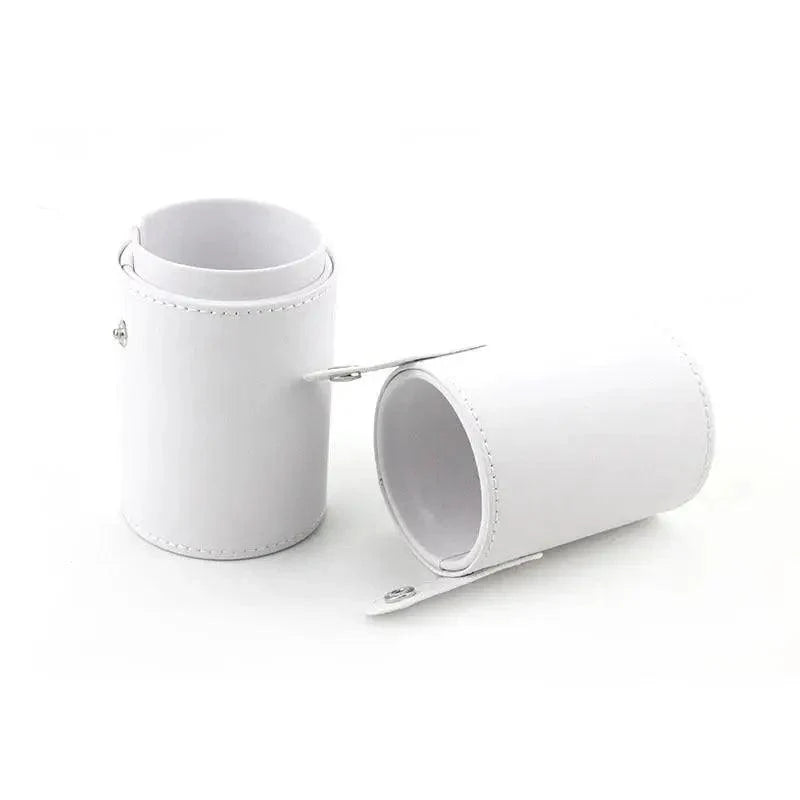High Quality PU Leather Makeup Storage Holder Cosmetic Cup Case Box for Makeup Brush Pen