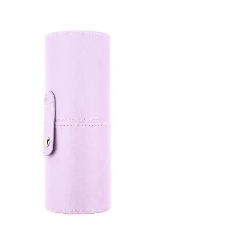 High Quality PU Leather Makeup Storage Holder Cosmetic Cup Case Box for Makeup Brush Pen
