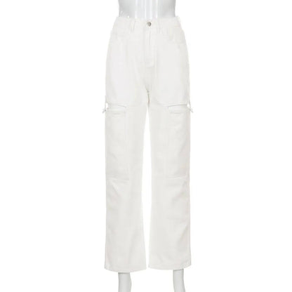 Street Fashion Casual High Waist Jeans