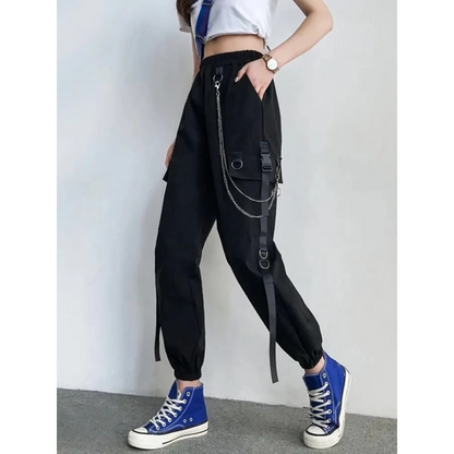 High Waist Streetwear Pants