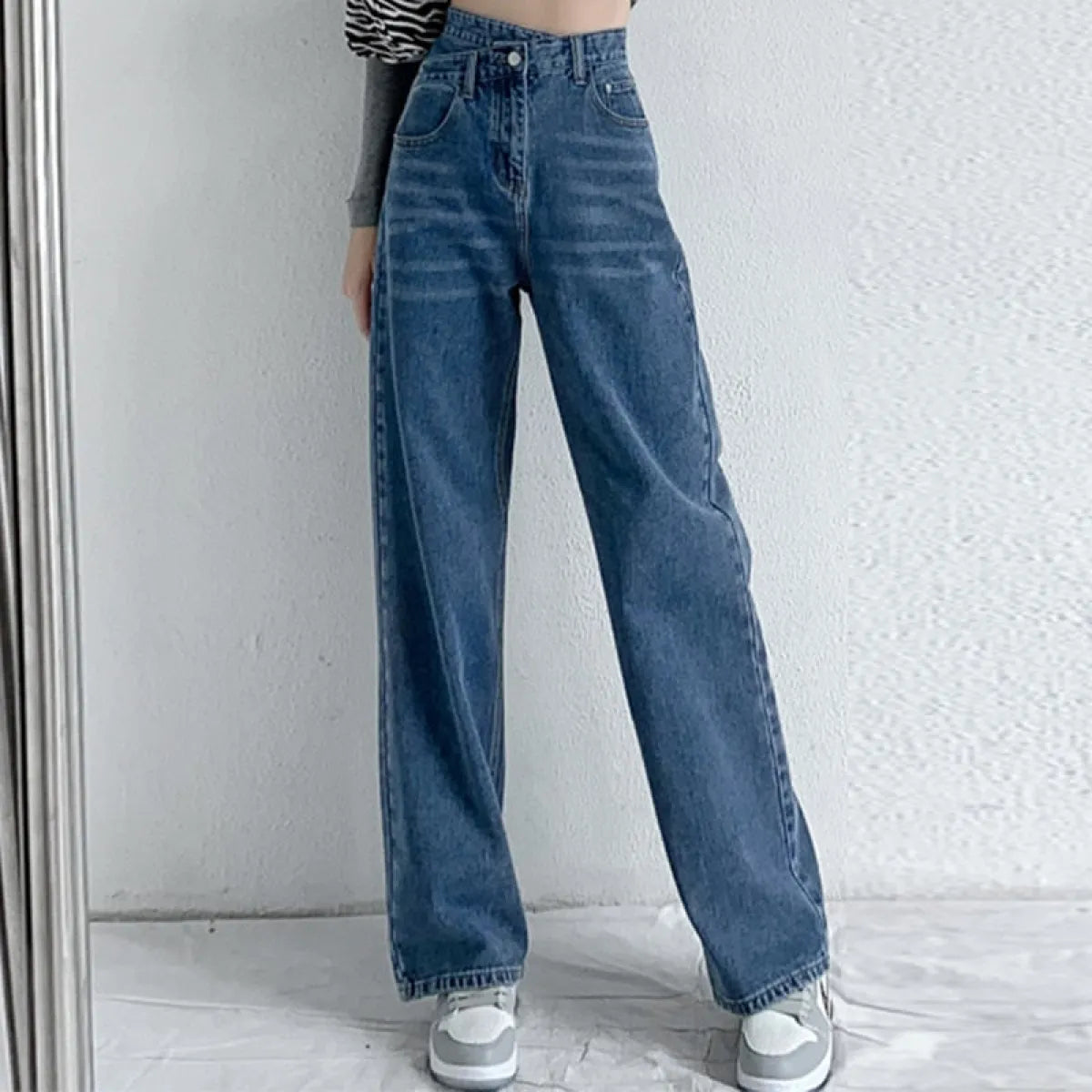 High Waist Wide Leg Jeans