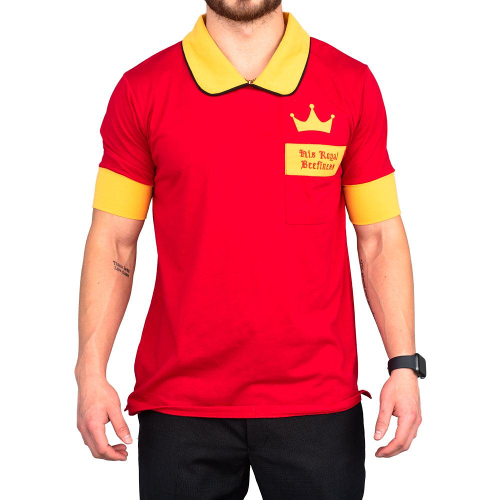His Royal Beefiness King Halloween Costume T-shirt and Crown Cosplay