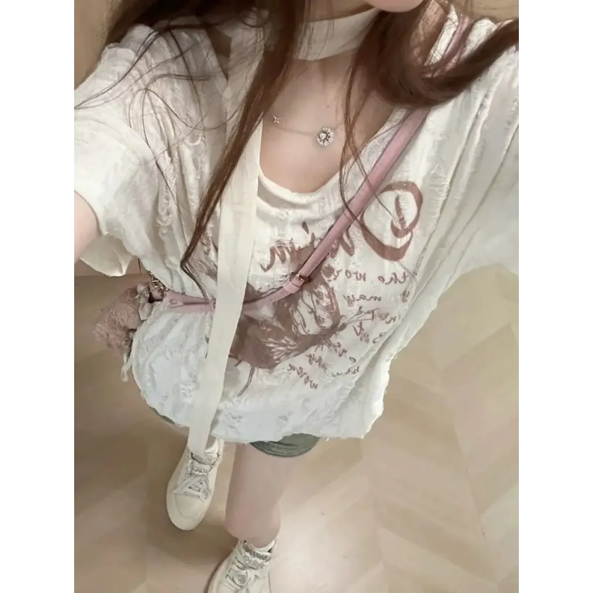 Harajuku Drift Letter T-shirt