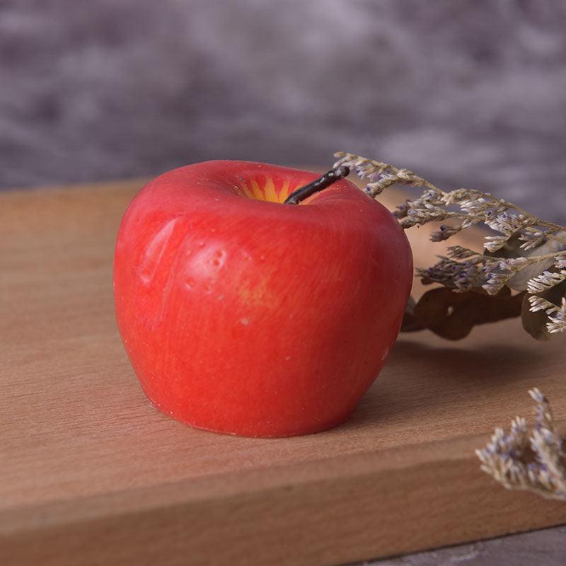Home Red Apple Shape Scented Candles Creative Apple Shaped Scented Candles Simulation Fruit Candles Valentine&