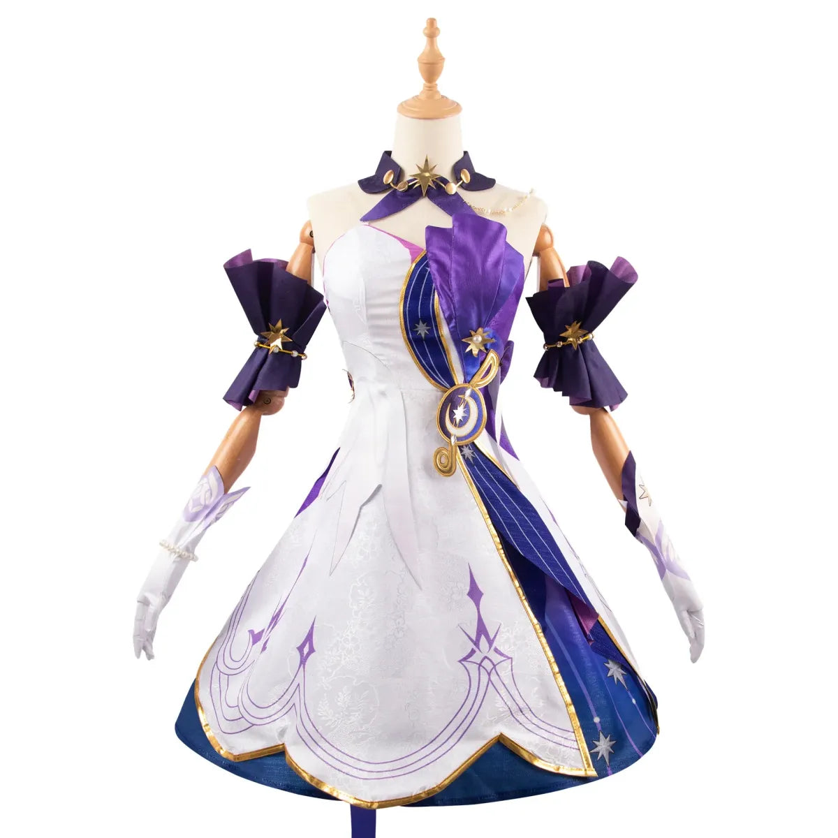 Honkai Star Rail Robin Cosplay Costume – Dress, Wig, Wings &amp; Accessories
