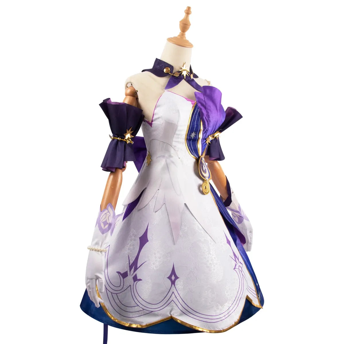 Honkai Star Rail Robin Cosplay Costume – Dress, Wig, Wings &amp; Accessories