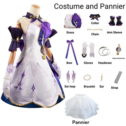Honkai Star Rail Robin Cosplay Costume – Dress, Wig, Wings &amp; Accessories