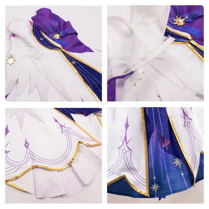 Honkai Star Rail Robin Cosplay Costume – Dress, Wig, Wings &amp; Accessories