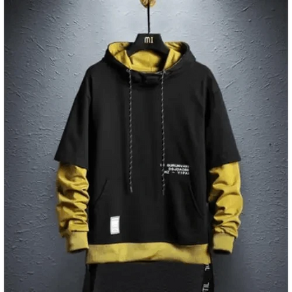Hooded Sweatshirts Mens Letter Print Hoodies Streetwear Hip Hop Pullover Hoodie Men&