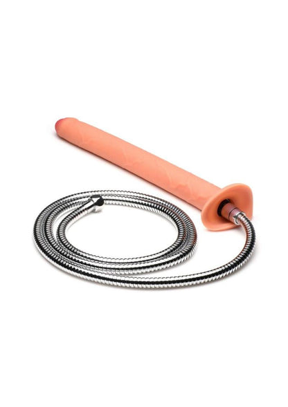 Slim Silicone Enema Hose Perfect for Size Play and Comfort