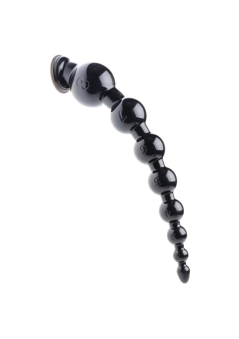 Hosed Graduated Beaded Hose 19in Long Silicone Anal Trainer