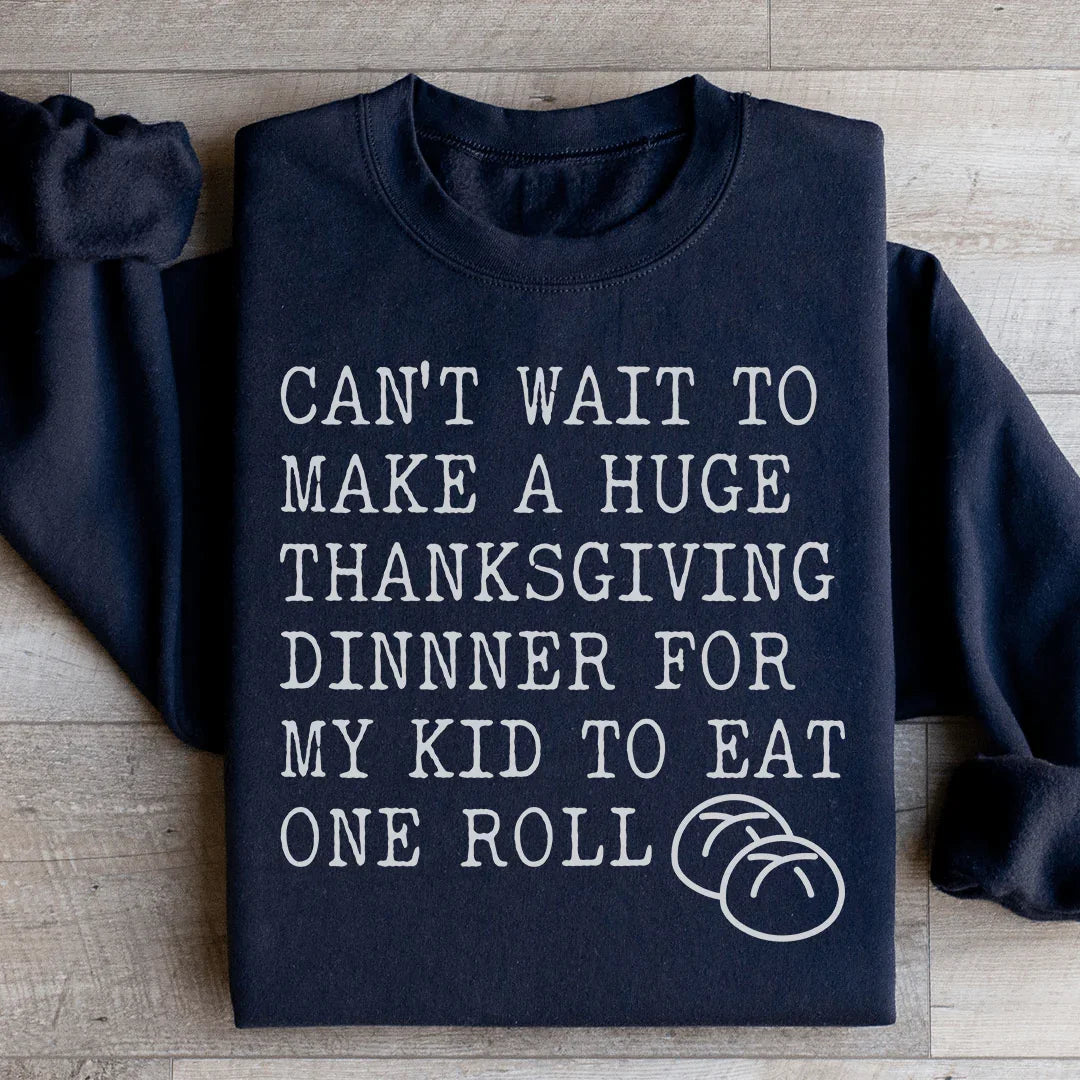 Huge Thanksgiving Dinner Sweatshirt