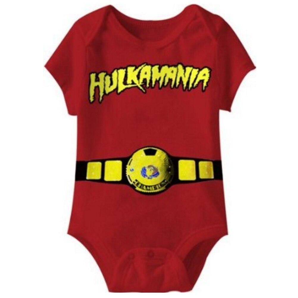 Hulkamania World Red Champ Infant Romper