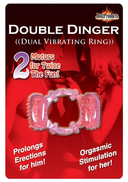Double Dinger Dual Vibrating Cock Ring Dual Motors