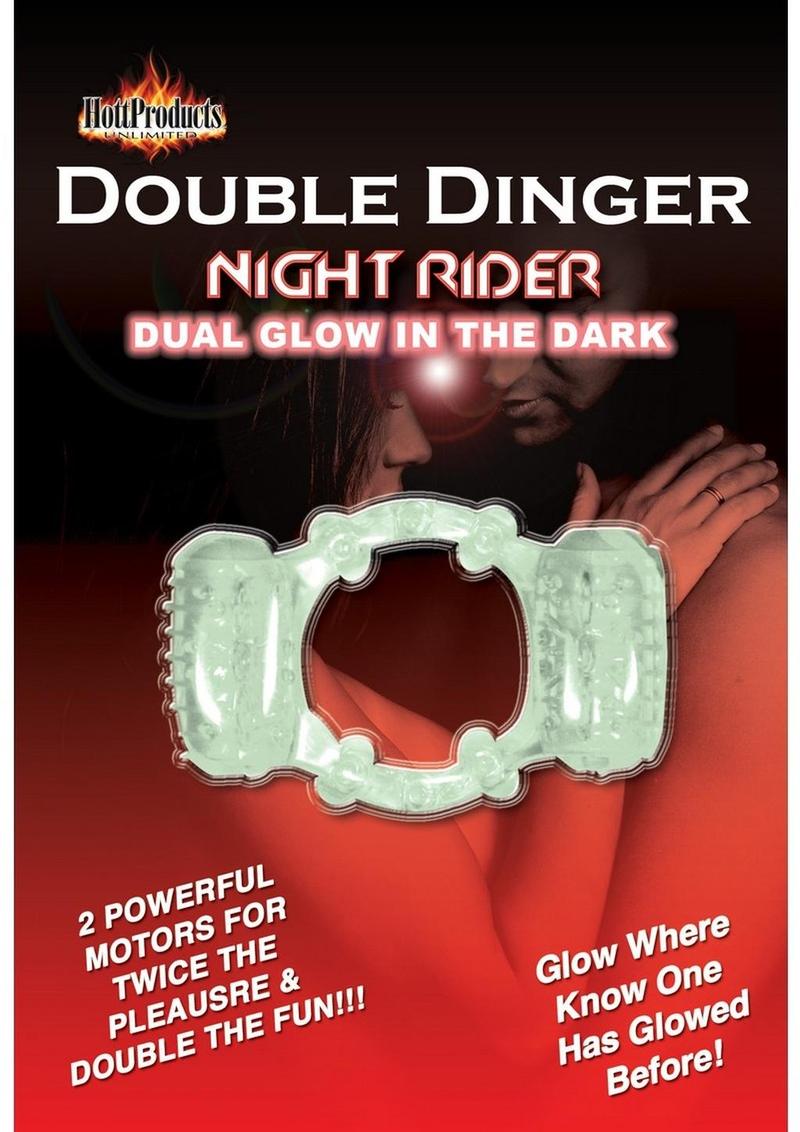 Double Dinger Night Rider Dual Vibrating Ring