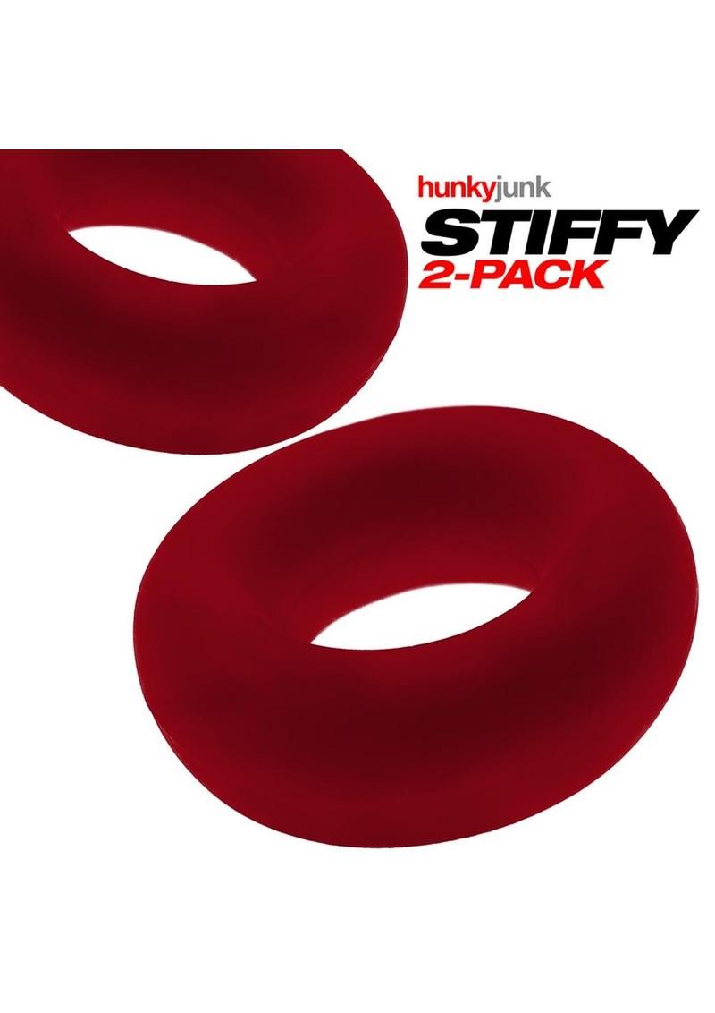 HunkyJunk Stiffy Bulge 2-Pack Silicone Cock Rings