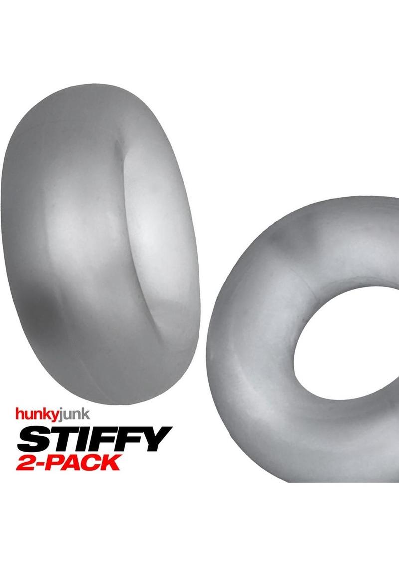 HunkyJunk Stiffy Bulge 2-Pack Silicone Cock Rings