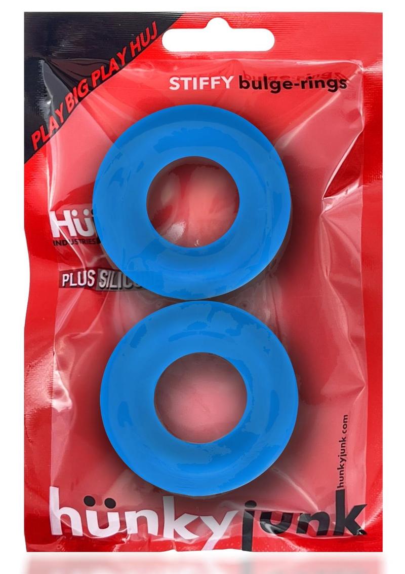 HunkyJunk Stiffy Bulge 2-Pack Silicone Cock Rings