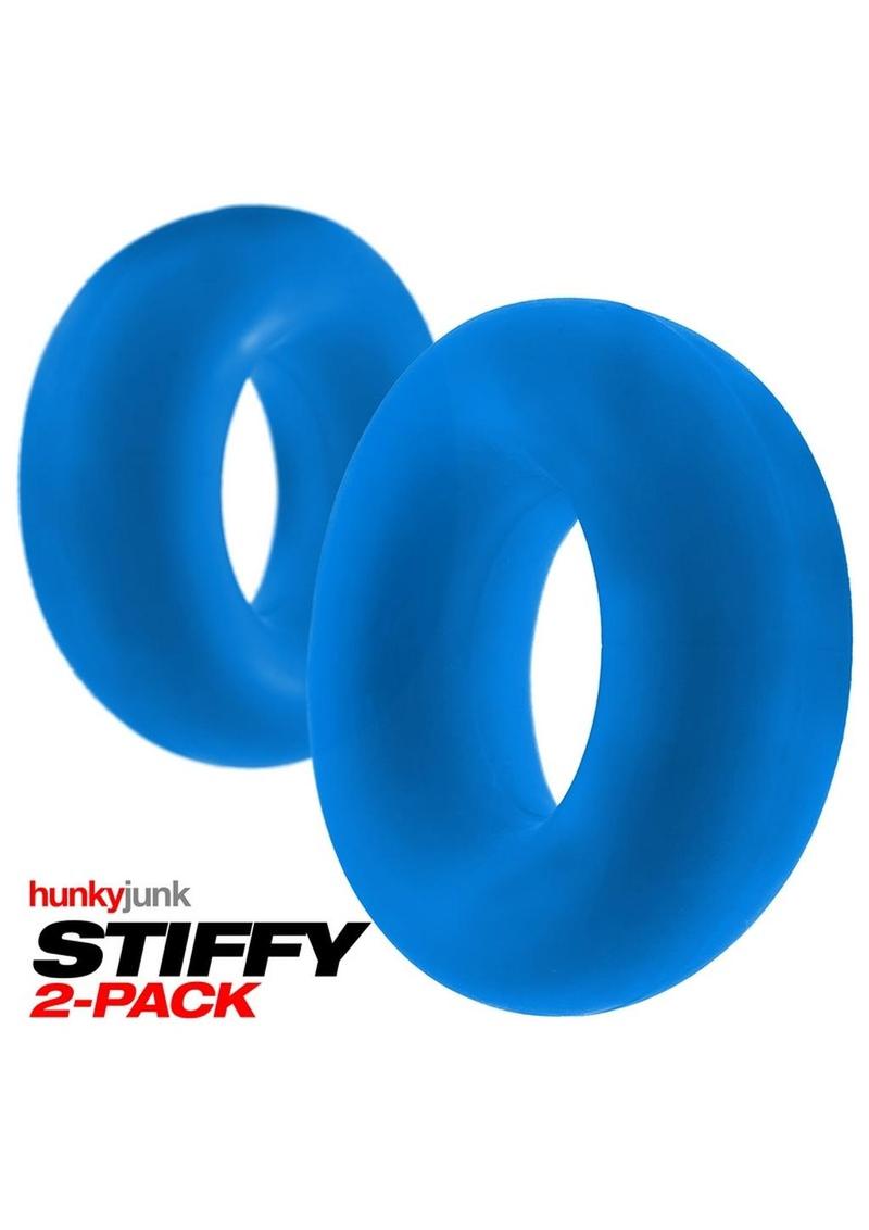 HunkyJunk Stiffy Bulge 2-Pack Silicone Cock Rings