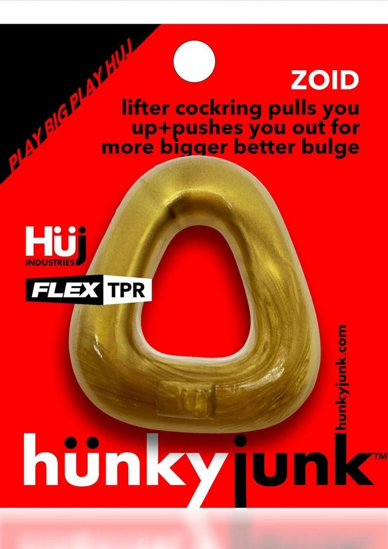 HunkyJunk Zoid Trapezoid Lifter Cockring Bronze Flex