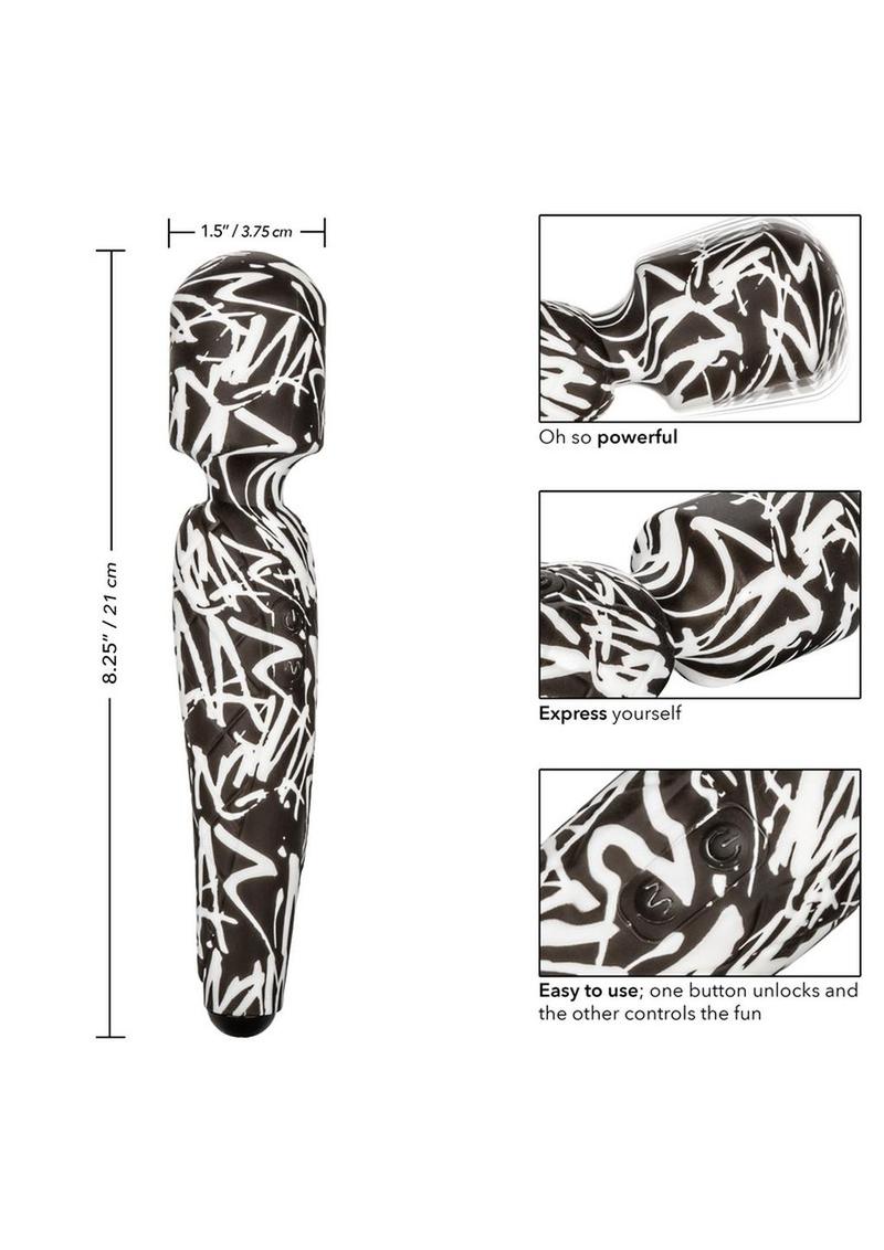 Hype USB Rechargeable Massager 10 Functions Flexible Neck