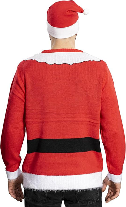 I Am the Santa Claus Knitted Ugly Christmas Sweater