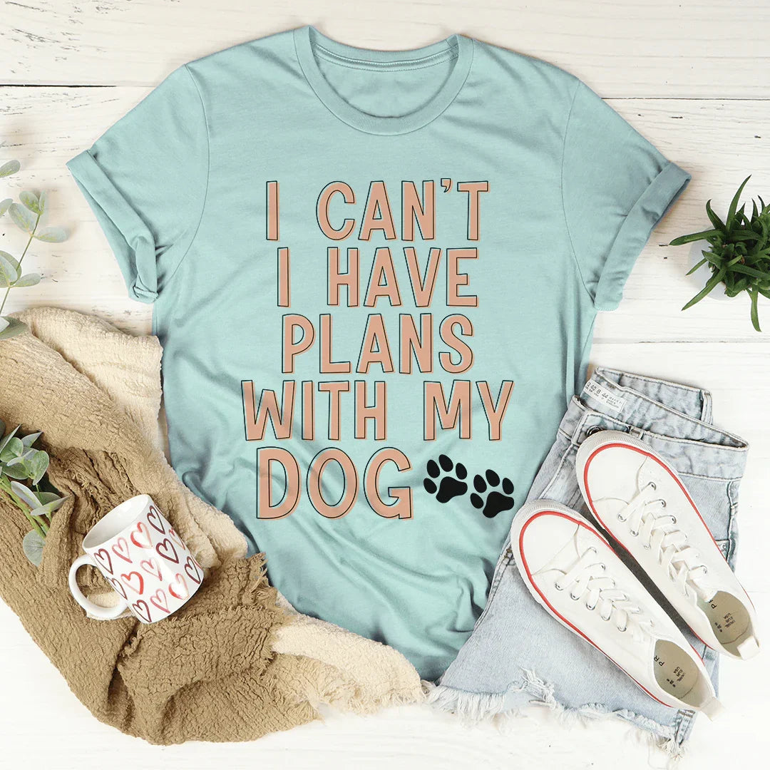 Dog Mom Gift Crewneck Tee – "I Can&
