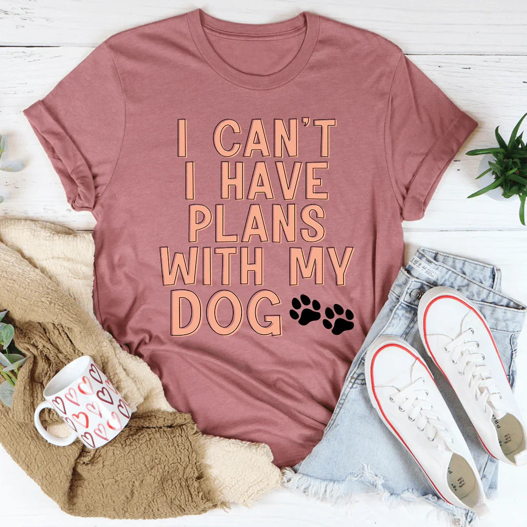 Dog Mom Gift Crewneck Tee – "I Can&