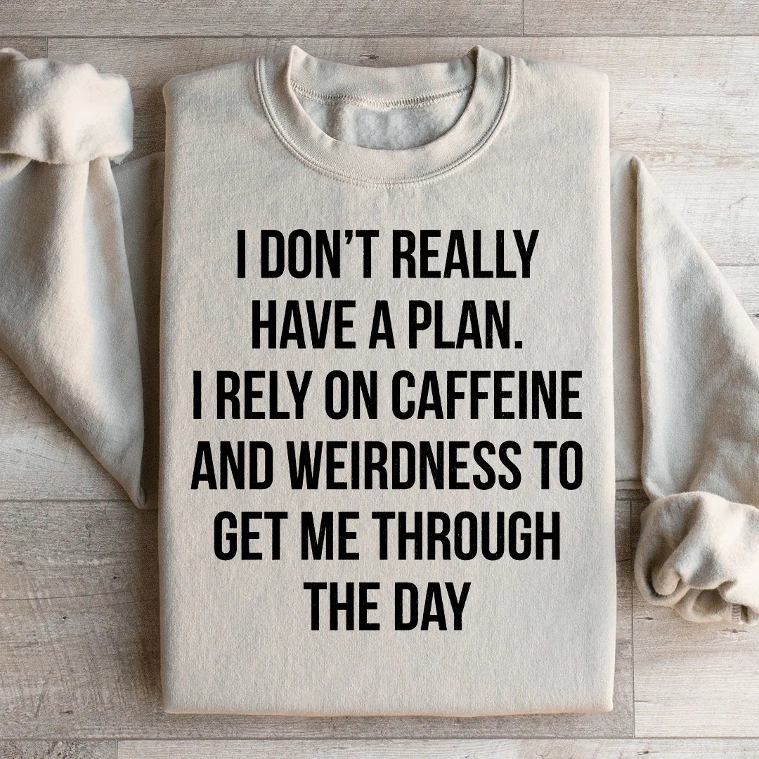 Witty Coffee Lover Fleece Pullover – \"I Don&