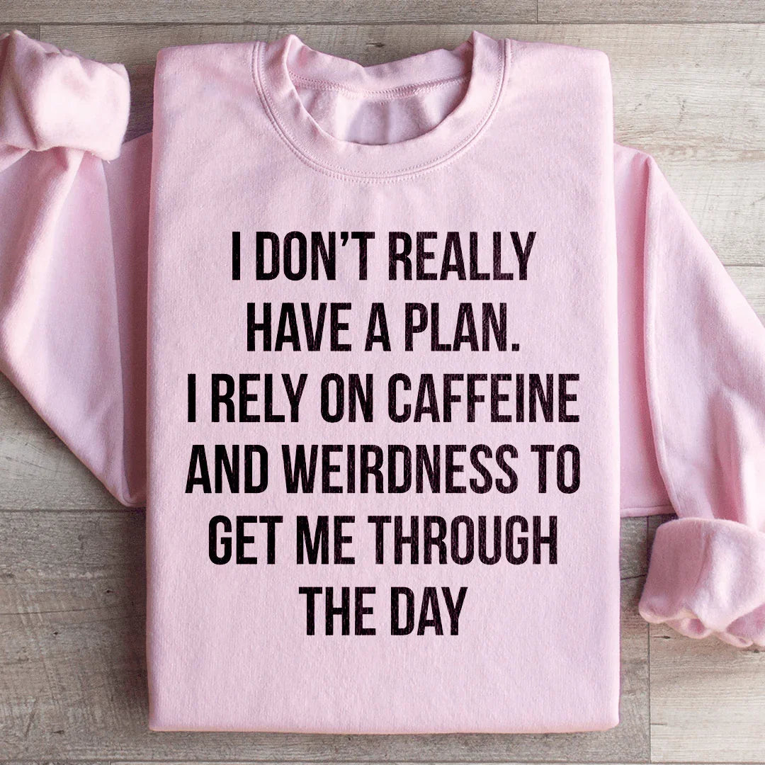 Witty Coffee Lover Fleece Pullover – \"I Don&