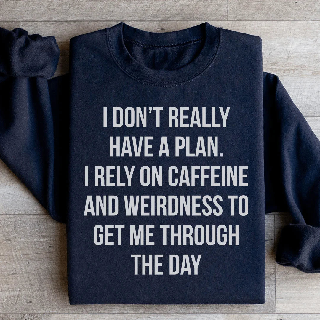 Witty Coffee Lover Fleece Pullover – \"I Don&