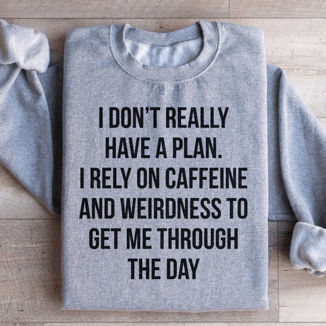 Witty Coffee Lover Fleece Pullover – \"I Don&