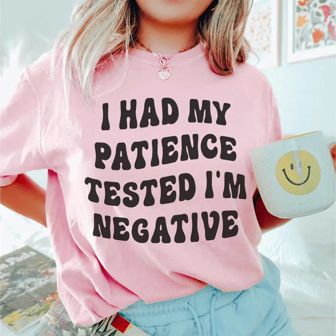 "I Had My Patience Tested I&