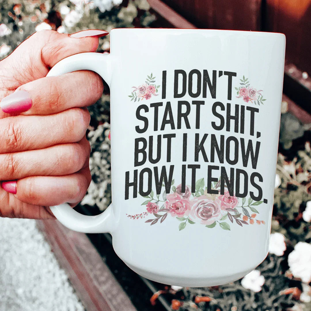 I Know How It Ends Mug 15 oz