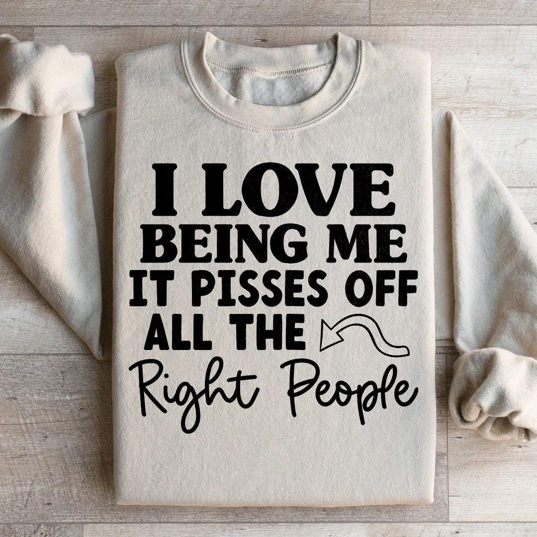 I Love Being Me Sweatshirt