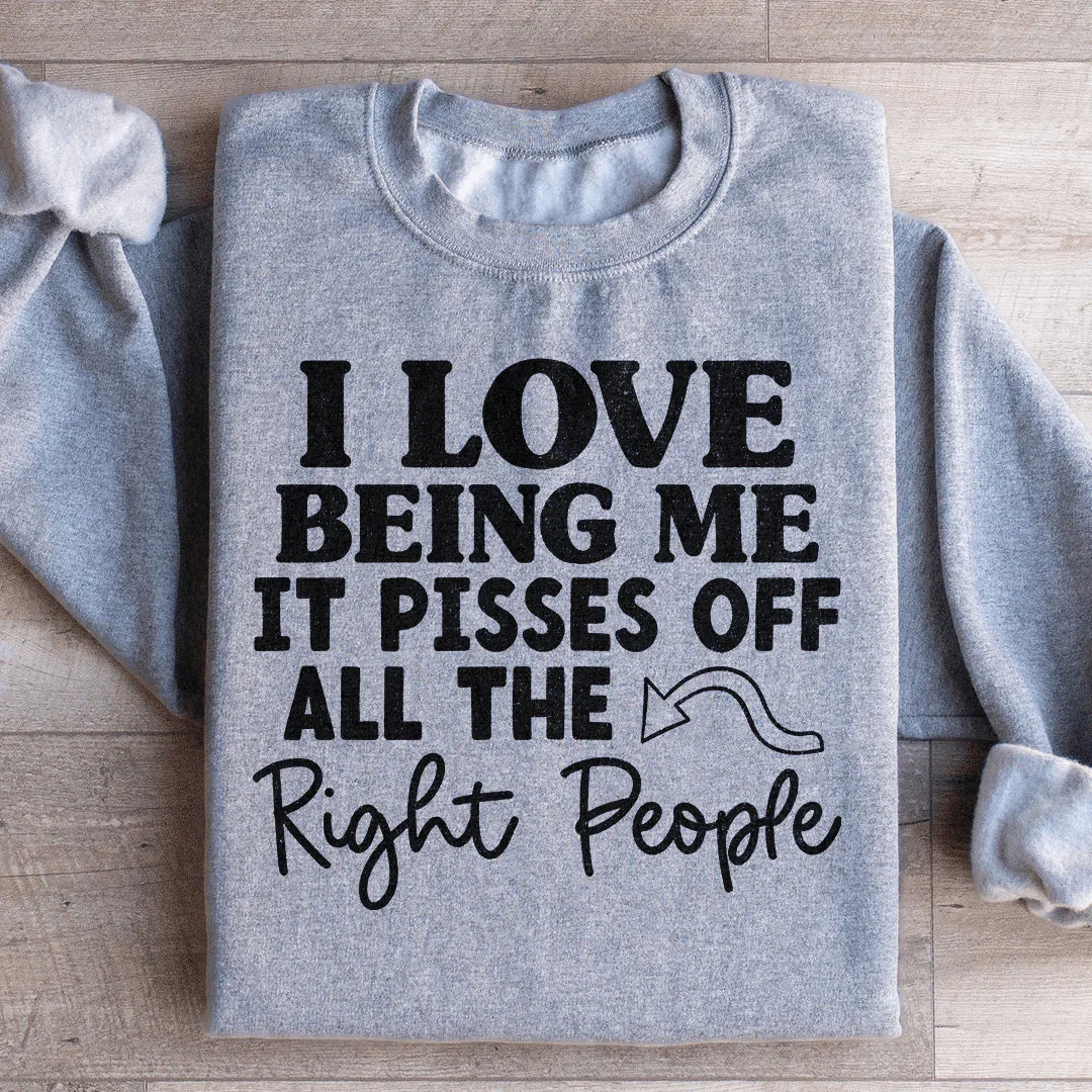 I Love Being Me Sweatshirt